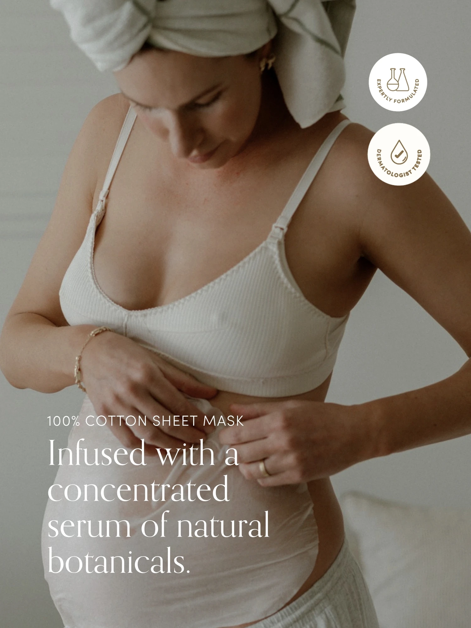 Alternative Image Pure Mama Belly Hydration Mask Set Of Three