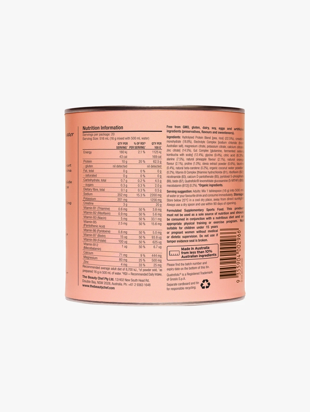 Alternative Image The Beauty Chef Body Electric Tropical