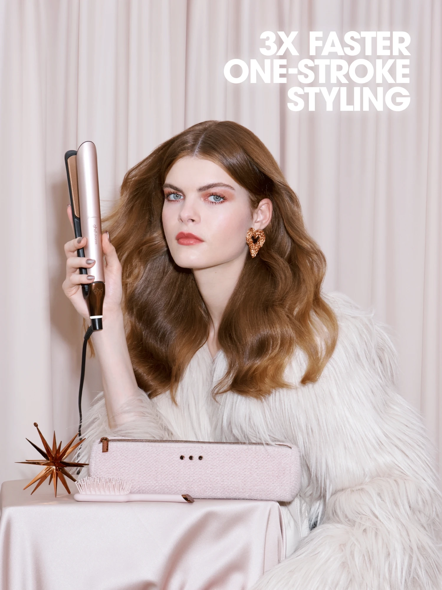 Alternative Image Ghd Chronos Hair Straightener Gift Set Cashmere Beige