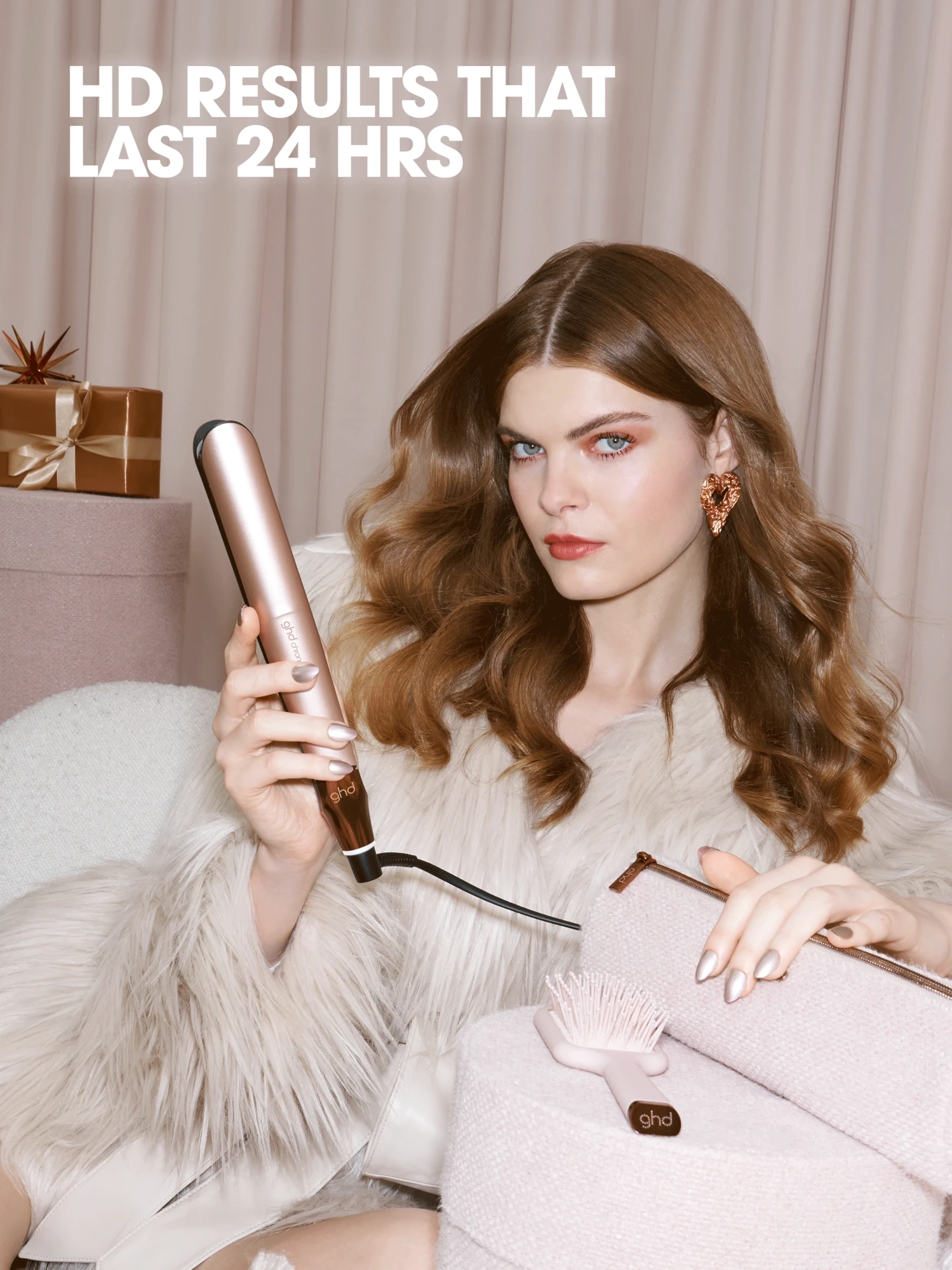 Alternative Image Ghd Chronos Hair Straightener Gift Set Cashmere Beige