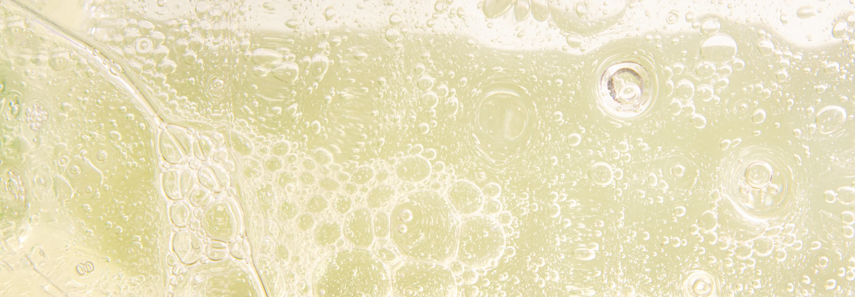 closeup of shampoo