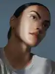 Close-up of Camila Mendes.