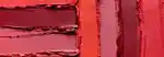lipstick swatches lined up next to each other