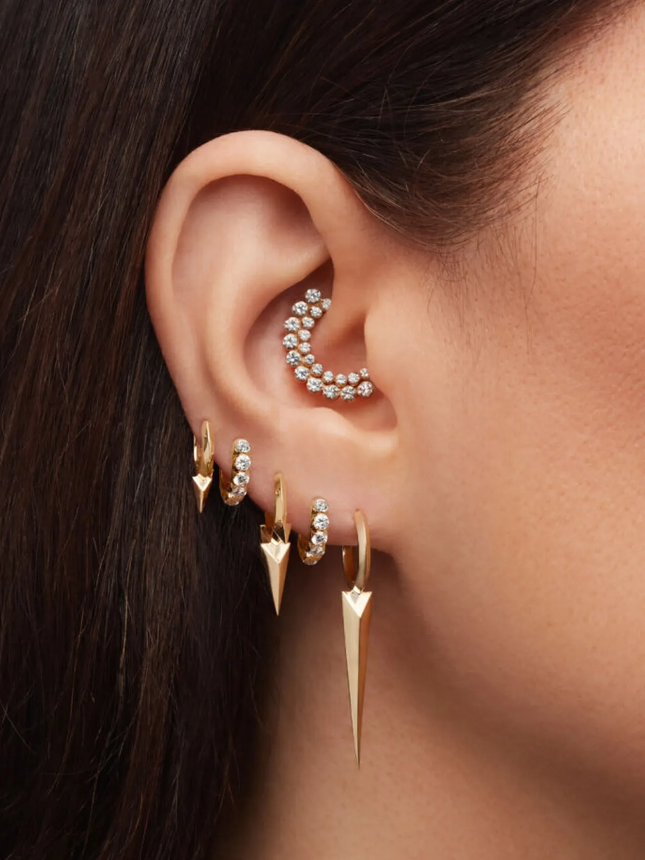 Piercing with styling by MARIA TASH Mecca